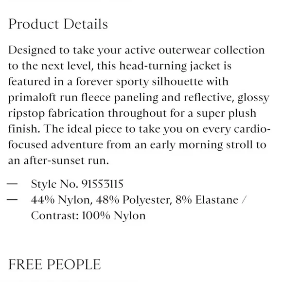 Free People Movement Go The Distance Fleece Jacket Size Various - Picture 5 of 11